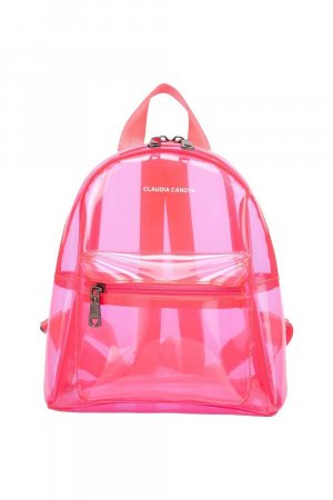 Прозрачный рюкзак Anii Xs , розовый Claudia Canova