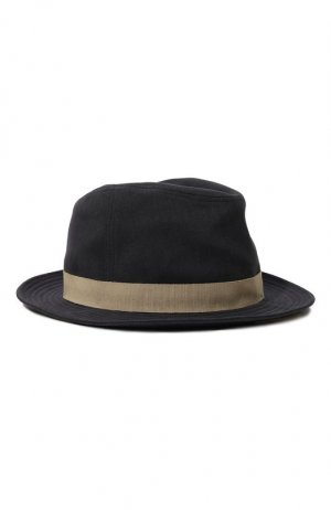 Льняная шляпа Giorgio Armani. Цвет: синий