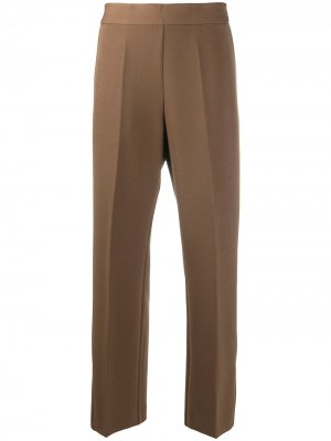 Укороченные брюки с завышенной талией Altea. Цвет: коричневый