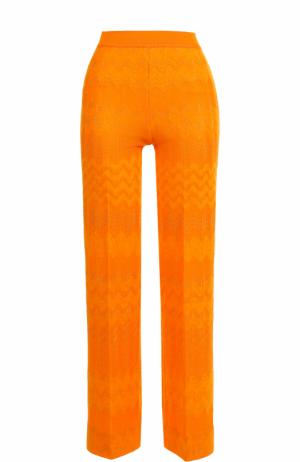 Укороченные расклешенные брюки Missoni. Цвет: оранжевый