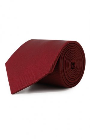 Шелковый галстук Lanvin. Цвет: бордовый