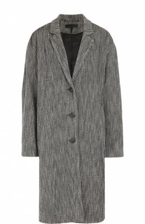 Пальто прямого кроя со спущенным рукавом Rag&Bone. Цвет: черный