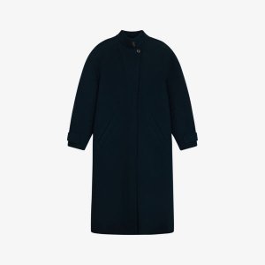 Двустороннее пальто Vancouver из смесовой шерсти Soeur, синий SOEUR