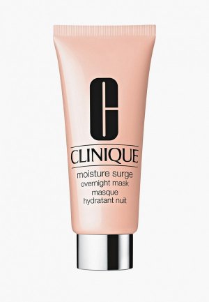 Маска для лица Clinique интенсивно увлажняющая, ночная, Moisture Surge Overnight Mask. Цвет: розовый