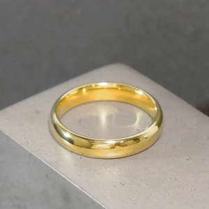 Кольцо обручальное CARRAJI, размер 21.5, золотой Carraji. Цвет: золотистый