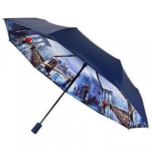 Зонт , синий Diniya. Цвет: синий