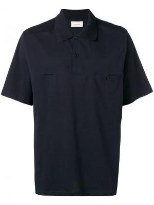 Рубашка-поло с короткими рукавами Lemaire. Цвет: синий