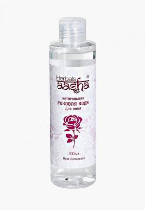 Спрей для лица Aasha Herbals Натуральная Розовая, 200 мл. Цвет: прозрачный