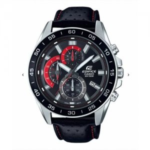 Наручные часы Edifice EFV-550L-1A, черный, серебряный CASIO. Цвет: черный