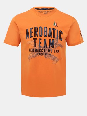 Футболки Aeronautica Militare. Цвет: оранжевый