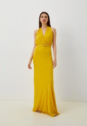 Платье Laroom. Цвет: желтый