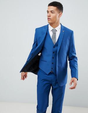 Приталенный пиджак Henderson-Синий Farah
