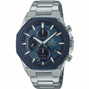 Наручные часы Edifice EFS-S570DB-2A, серый, синий CASIO. Цвет: серый/синий/серебристый