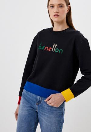 Свитшот United Colors of Benetton. Цвет: черный