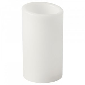 ИКЕА ЭДЕЛЛОВТРЭД Свеча светодиодная белая для интерьера 14 см IKEA
