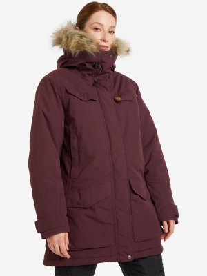 Куртка утепленная женская Nuuk, Красный Fjallraven. Цвет: красный