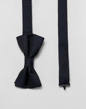 Однотонный галстук-бабочка -Темно-синий French Connection