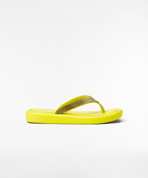 Пляжные сандалии Jewel , желтый Oysho