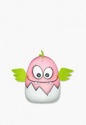 Игрушка мягкая Штучки, к которым тянутся ручки игрушка-антистресс Дракон в яйце. Цвет: розовый