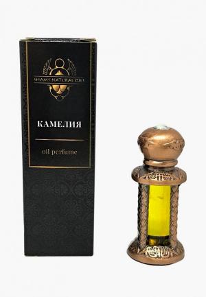 Парфюмированное масло Shams Natural Oils на основе камелии, 3 мл. Цвет: желтый