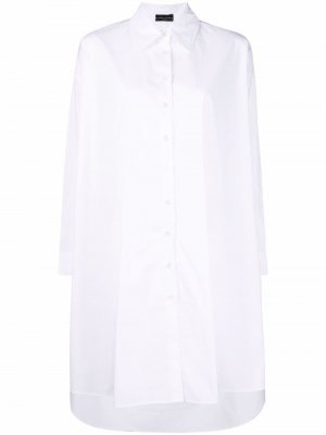 Short wide-style shirt dress Roberto Collina. Цвет: белый