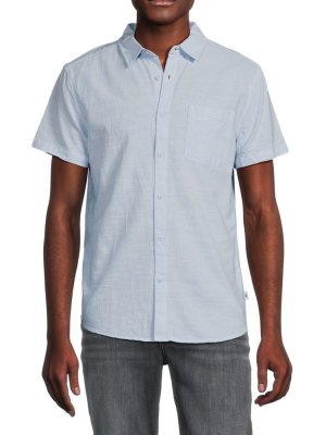 Рубашка из однотонного хлопка , цвет Light Blue Vintage Summer