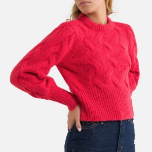 Пуловер ONLY. Цвет: красный