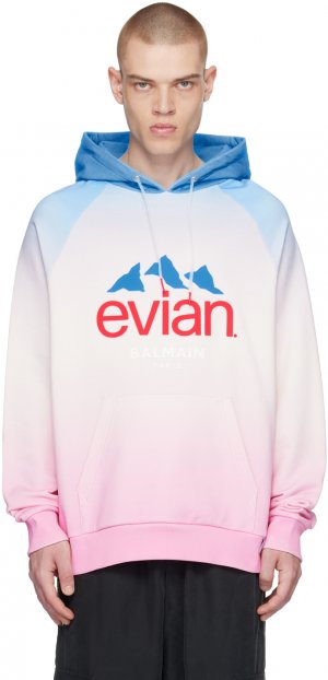 Розовый худи Evian Edition Balmain