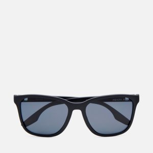 Солнцезащитные очки 02WS DG002G Polarized Prada Linea Rossa. Цвет: чёрный