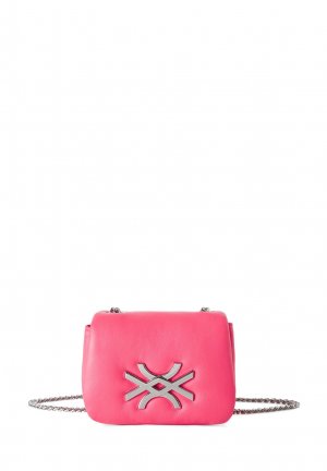 Сумка через плечо Padded Shoulder, розовый United Colors Of Benetton