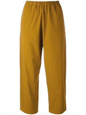Укороченные брюки Apuntob. Цвет: жёлтый и оранжевый
