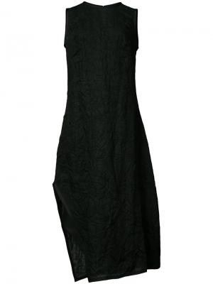 Платье с мятым эффектом Narciso Rodriguez. Цвет: чёрный