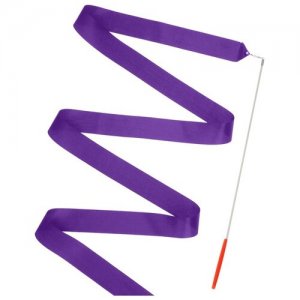 Лента для танцев, длина 4 м, цвет фиолетовый Сима-ленд. Цвет: фиолетовый
