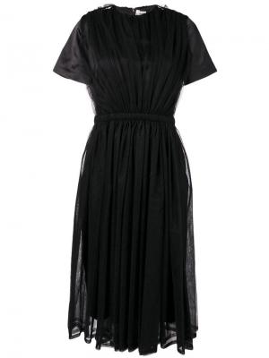 Расклешенное платье с короткими рукавами Comme Des Garçons Noir Kei Ninomiya