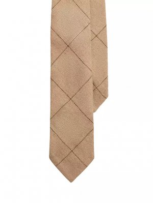 Классический кашемировый галстук с оконным стеклом , темно-коричневый Ralph Lauren Purple Label