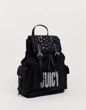 Рюкзак с заклепками -Черный Juicy Couture