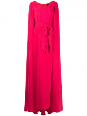 Длинное вечернее платье Marchesa Notte. Цвет: розовый