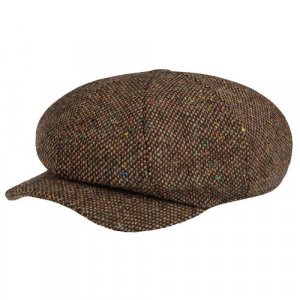Кепка, размер 57, коричневый Hanna Hats. Цвет: синий
