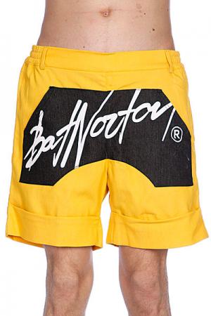 Шорты Unisex Basic Shorts Yellow Bat Norton. Цвет: желтый,черный