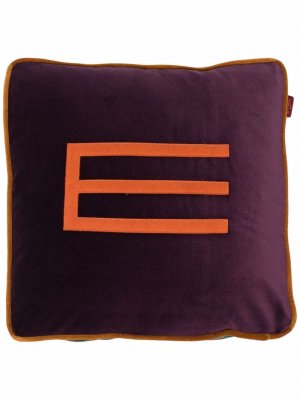 Подушка с логотипом ETRO HOME. Цвет: фиолетовый