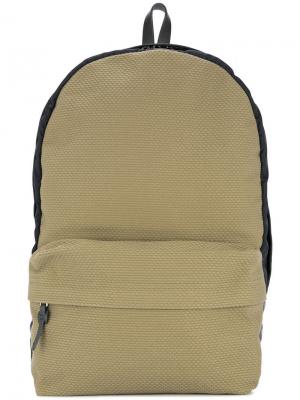 Рюкзак с контрастной вставкой Cabas. Цвет: коричневый