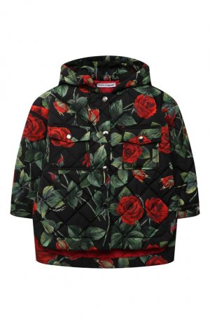 Стеганая куртка Dolce & Gabbana. Цвет: чёрный