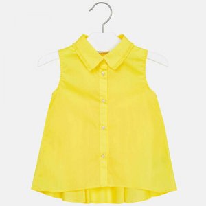 Блуза , размер 134 (9 лет), желтый Mayoral. Цвет: желтый