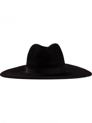 Фетровая шляпа Chamonix Filù Hats. Цвет: чёрный