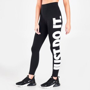 Женские леггинсы с высокой талией Sportswear Essential JDI, черный Nike