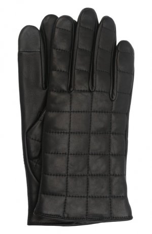Кожаные перчатки James Agnelle. Цвет: чёрный