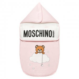 Хлопковый конверт Moschino. Цвет: розовый