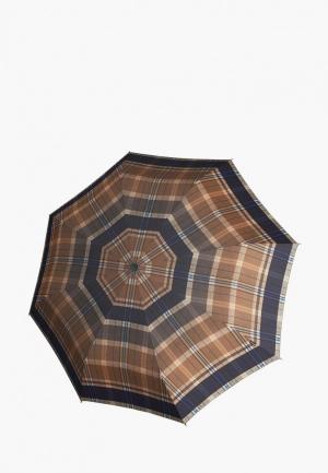 Зонт складной Knirps. Цвет: коричневый