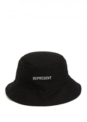 Мужская шляпа с черным логотипом Represent