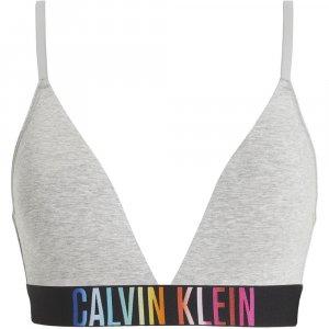 Спортивный бюстгальтер Lightly Lined Triangle, серый Calvin Klein